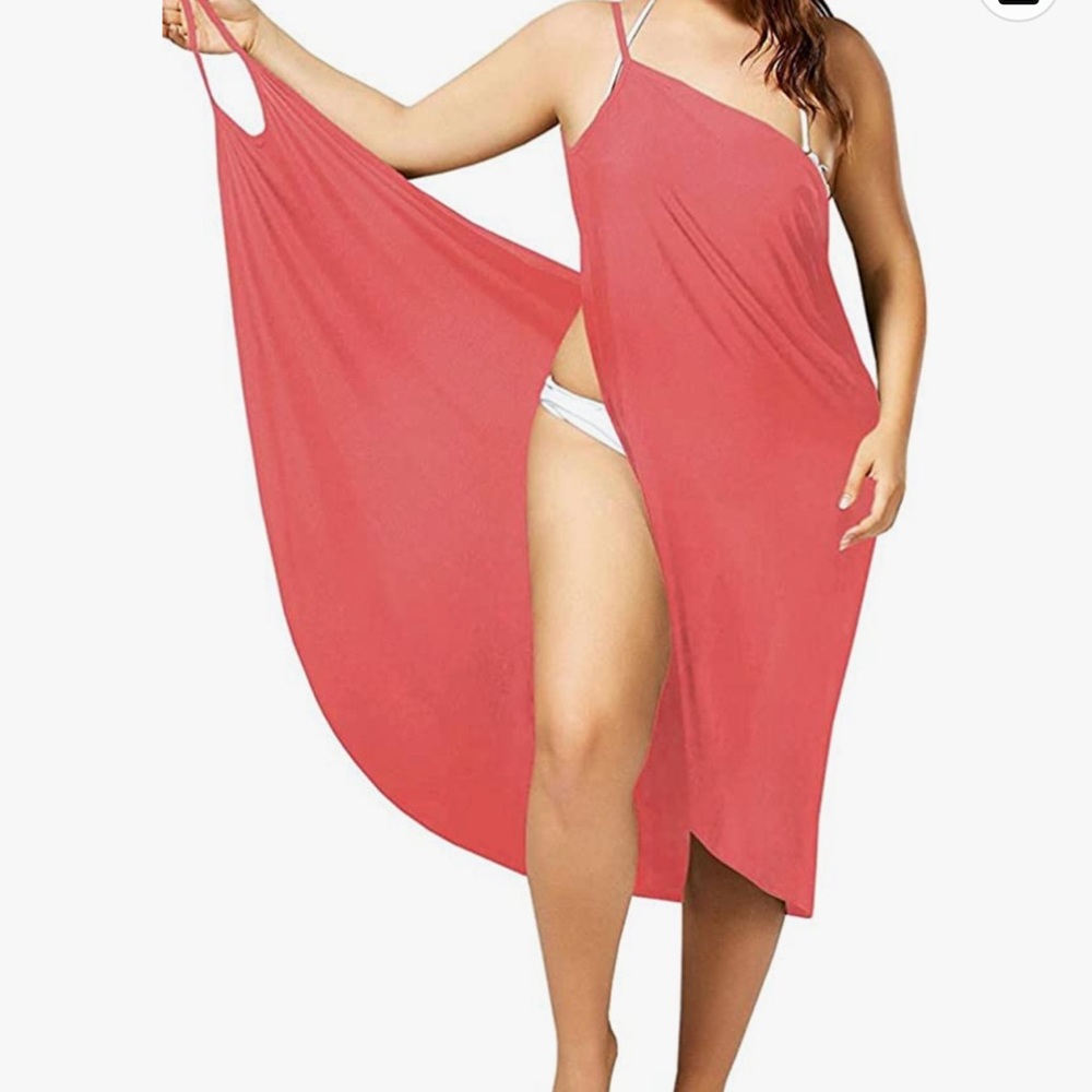 3$/15 Wrap style swimsuit coverup